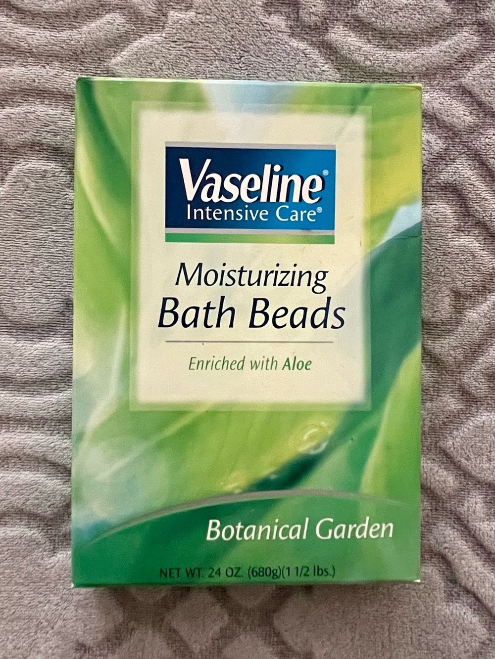 Vaseline Intensive Care Botanical Garden Bath Beads 24 oz Aloe